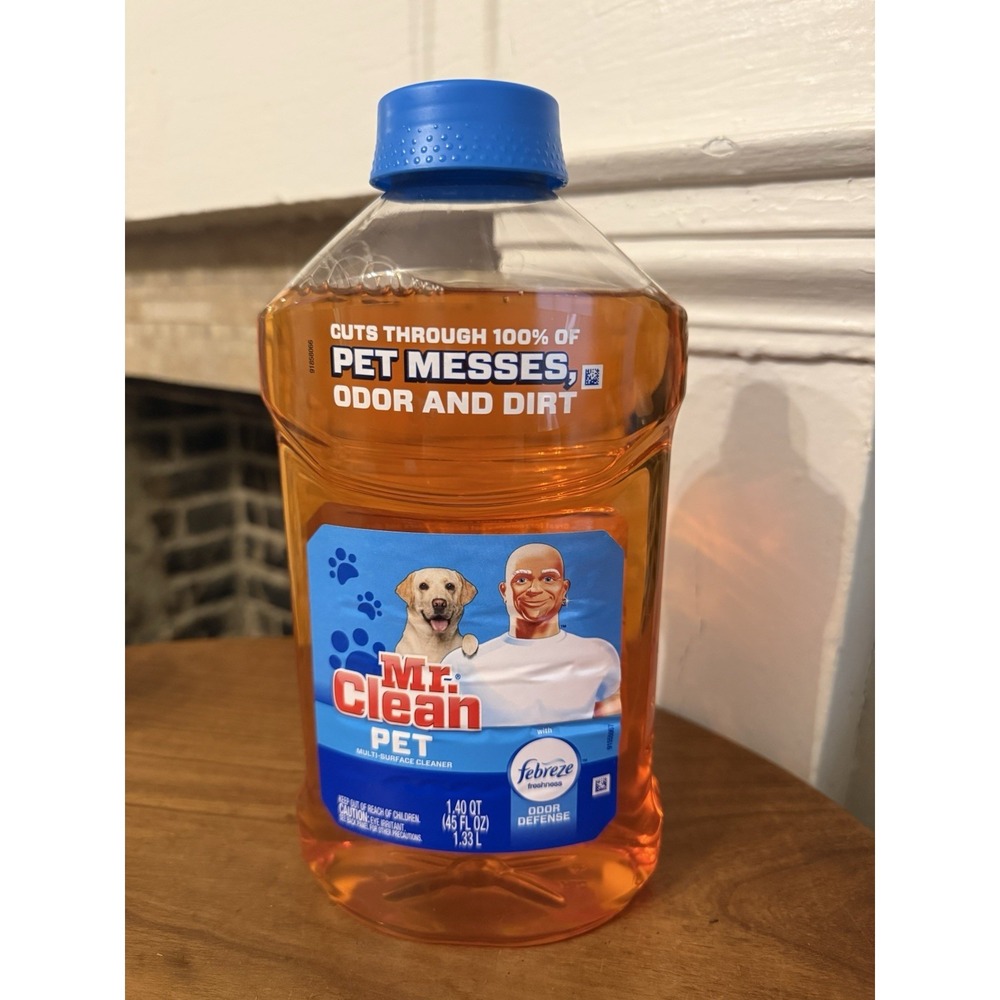 1~Mr Clean Pet Multi Surface Cleaner Household with Febreze Odor and Dirt 45 oz